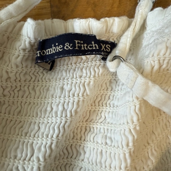 Abercrombie & Fitch White Linen Button Dress size XS summer dress - Picture 10 of 13